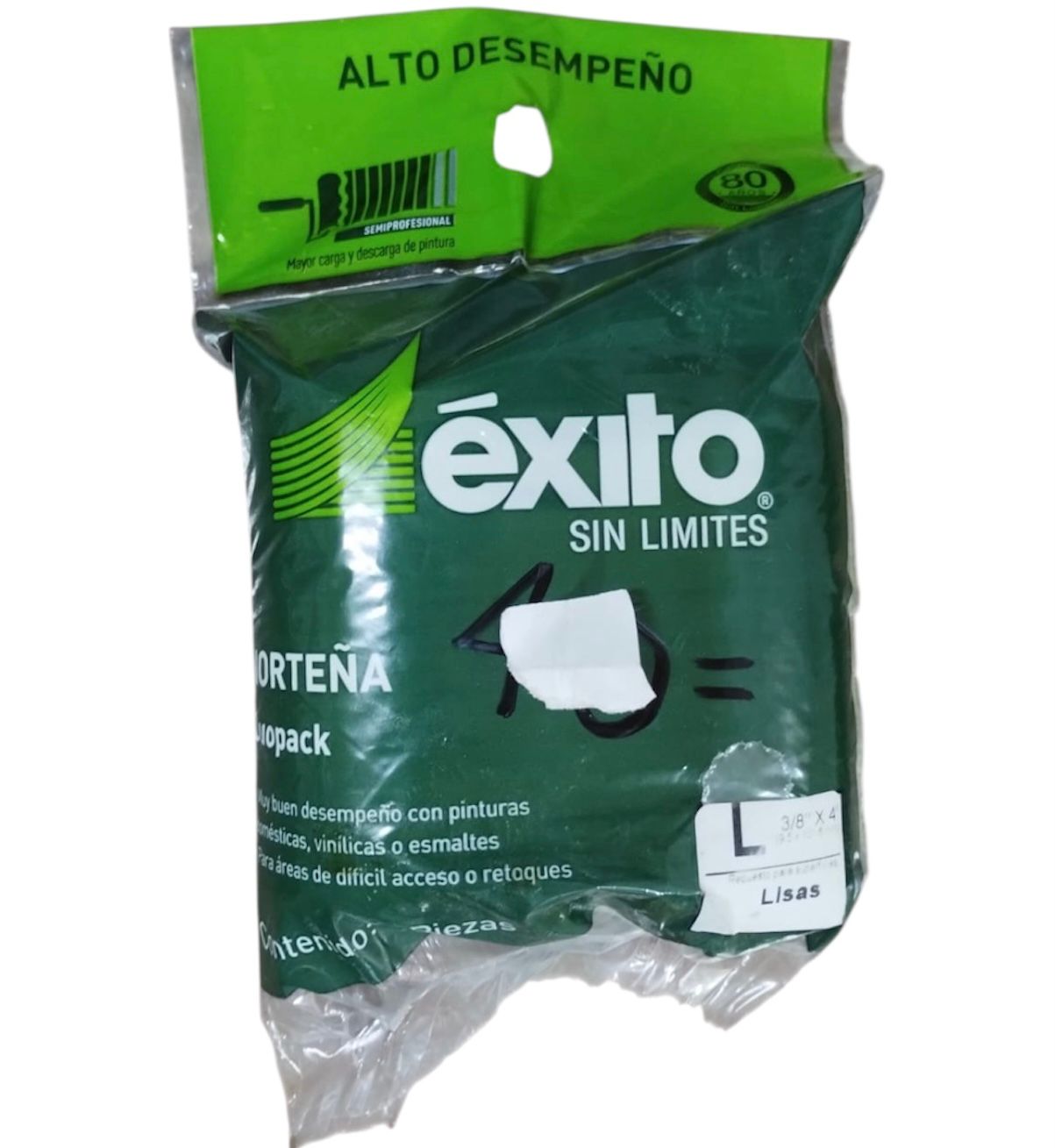 Paquete De Felpas Para Rodillo 3/8 X 4